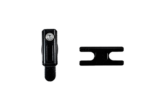 Точка прижима конечная SECURITY SOFT в комплекте с ответной планкой, черная STROXX