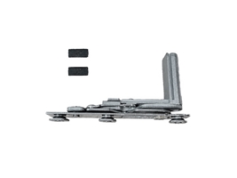 Комплект скрытых поворотных универсальных петель на створку 90 кг RV STROXX