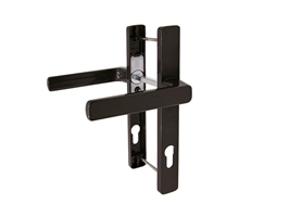 Гарнитур дверной нажимной Stroxx GL 92mm, коричневый RAL8019