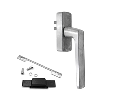 Ручка оконная GL U-адаптер 84 мм неокрашенная STROXX