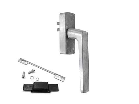 Ручка оконная GL U-адаптер 84 мм неокрашенная STROXX