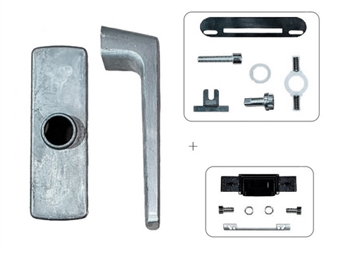 Ручка оконная GL U-адаптер 84 мм неокрашенная STROXX