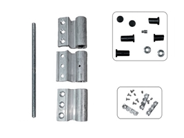 Петля дверная Stroxx 3-х секционная клеммная регулируемая 90 кг неокрашенная