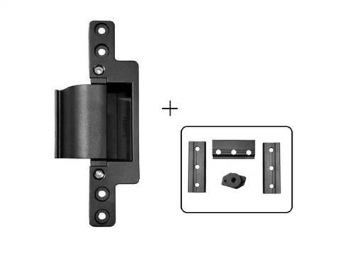 Петля дверная скрытая европаз черная RAL9005 STROXX