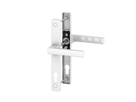 Гарнитур нажимной Toulon под цилиндр белый RAL9016 STROXX