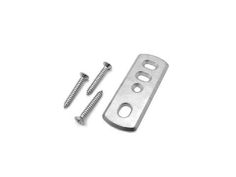 Планка ответная для шпингалета алюминиевых дверей нижняя STROXX