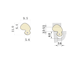 Уплотнитель оконный KS-9646  черный RAL9005