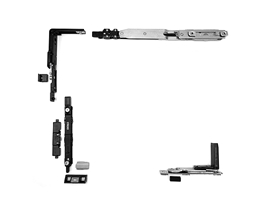 Комплект скрытой п/о фурнитуры для алюминия RV 130 кг (350-700), черный правый STROXX