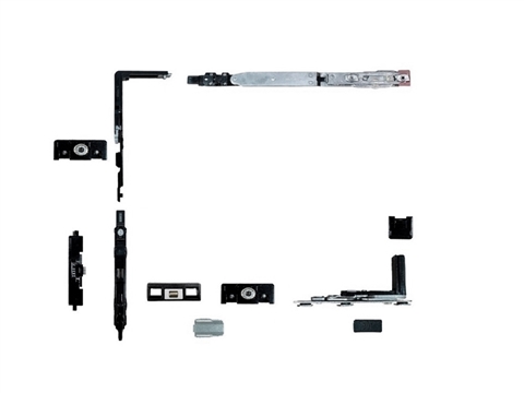 Комплект скрытой противовзломной п/о фурнитуры для алюминия RVS 130 кг (350-700) правый STROXX
