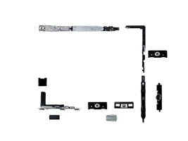 Комплект скрытой противовзломной п/о фурнитуры для алюминия RVS 130 кг (550-1400), левый STROXX