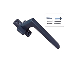 Ручка оконная с крепежом GL 25-37мм, антрацит RAL7024 STROXX