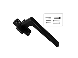 Ручка оконная с крепежом GL 25-37 мм черная RAL9005 STROXX