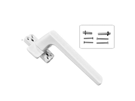 Ручка оконная с крепежом GL 25-37 мм белая RAL9016 STROXX