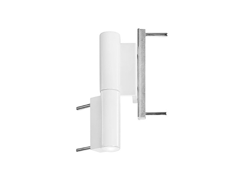 Петля роллерная KTR двухсекционная в фурнитурный паз 13мм белая RAL9016 STROXX