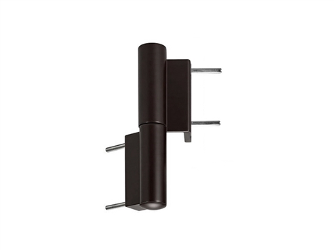 Петля роллерная двухсекционная в фурнитурный паз 13мм коричневая RAL8019