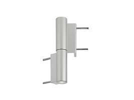 Петля роллерная двухсекционная в фурнитурный паз 13мм серебристая RAL9006