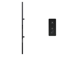 Ручка офисная входная Smart G02 внутренняя кнопка и интерком 690/2060 крепление 45 град черный анод