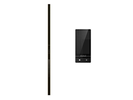 Ручка офисная входная Smart YT43 с внутренней видео панелью 1150/1650 крепление 90 град золото анод
