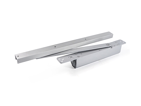 Доводчик скрытый STROXX C7000BC EN 3-6 60-150 кг 1500 мм со скользящей шиной серебро