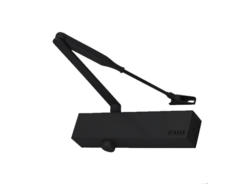 Доводчик STROXX TS4000 EN 2-6 20-120 кг 1400 мм с рычагом чёрный