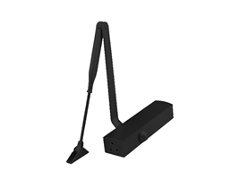 Доводчик STROXX TS2000 EN 2-5 20-120 кг 1250 мм с рычагом черный